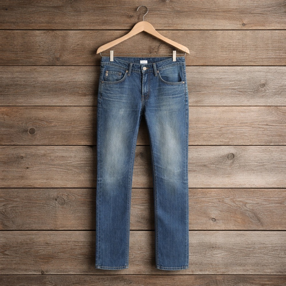 AG Adriano Goldschmidt Men's Slim Straight Blue Jeans - Waist 31 Inseam 34